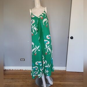 Thakoon Tropical Flounce Midi Dress, VGUC, Size 8